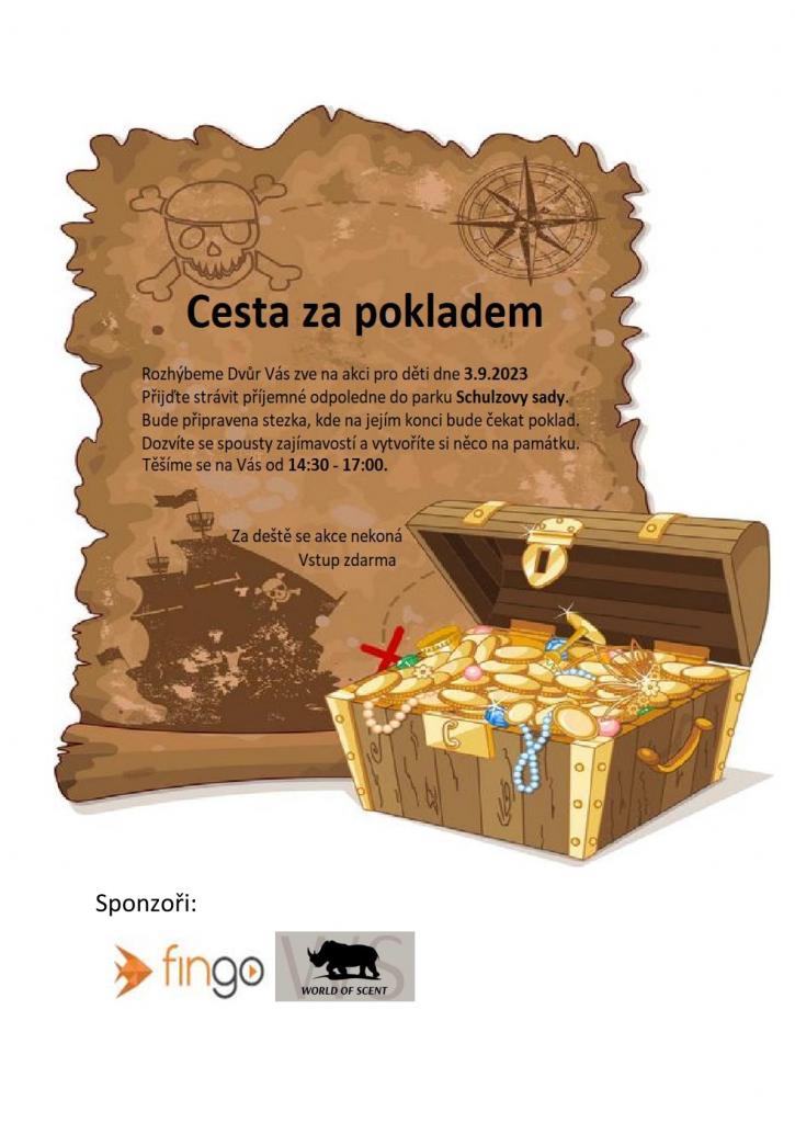cesta z apokladem