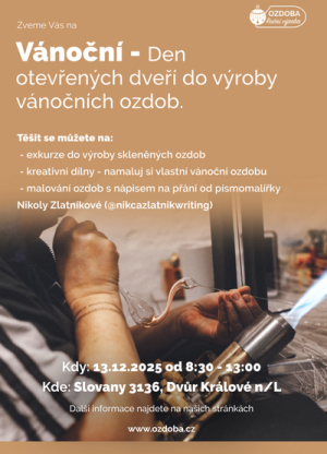 výroba vánočních ozdob