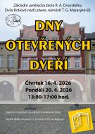 otevřené hodiny umělecké školy